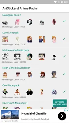 AniStickers - Anime WAStickers for Whatsapp android App screenshot 4